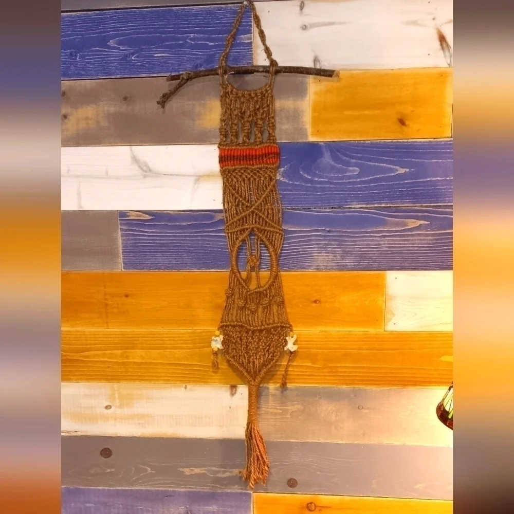 Vintage Macrame Wall Hanging